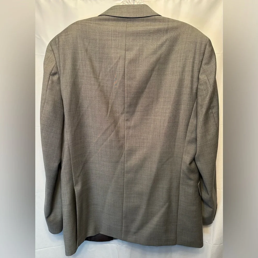 Tommy‎ Hilfiger 100% Wool Blazer Mens Size 44L Gray Sport Coat Mint Condition